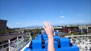 Disneyland's California Screamin roller coaster ride 2012