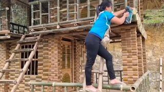 Asain Girl Make Bamboo House Tips And Trick #pakparigaming #bamboo