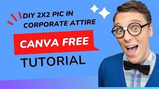 how to create  2x2 picture in corporate attire Video Tutorial