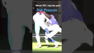 Worst injuries in sports  #sadfootball #football #dakprescott #NFL #dallascowboys