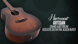 SOUNDCHECK Hartwood Artisan Grand Auditorium Acoustic Guitar RW, Acacia Burst | Gear4music Guitars