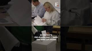 Pro-Russia Party Wins Parliamentary Election In Slovakia, Coalition Likely | Subscribe to Firstpost