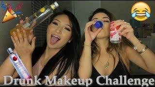 DRUNK MAKEUP CHALLENGE