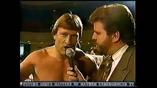 Masterz Of Mayhem TV - Classic Wrestling - Paul Mr. Wonderful Orndorff Vs Nature Boy Buddy Landel