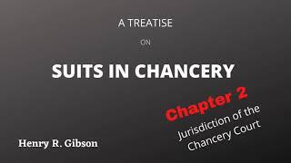 Chapter 2 Jurisdiciton of the Chancery Court