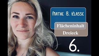 6. Flächeninhalt Dreieck 8. Klasse