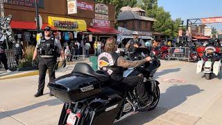 Sturgis 2023: Hells Angels Pack riding thru Sturgis!!#brotherhood #sturgis #bikers@ZZTwinCam