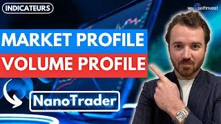 Guide d'utilisation du market profile et du volume profile sur NanoTrader