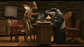 Fantastic Mr. Fox - Fox and Badger Cuss Scene