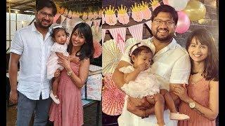 Actress Kalyani Daughter Navya 1st Birthday Celebration Pics & Family