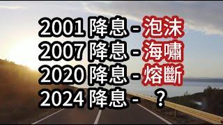 降息怎麼不是泡沫就是海嘯? 為什麼只有2021有物價飆漲? 2024-2025有什麼條件? AAPL MSFT AMZN CSCO