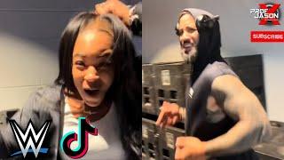 WWE STARS' HILARIOUS TIKTOK SUSPECT CHALLENGE! 