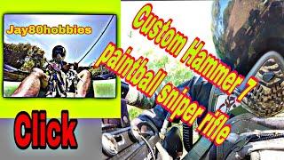 Custom  hammer  7 paintball sniper rifle overview