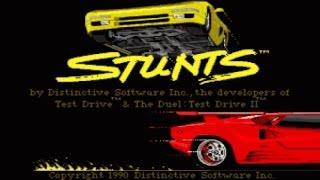 Stunts gameplay (PC Game, 1990)