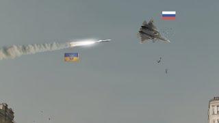 Russia lost 40 million dollars! Russian fifth generation SU-57 fighter jet shot down in Ukraine.