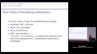 "Elements of Mathematics" in the Digital Age by Marc Bezem (Universitetet i Bergen, Norway)