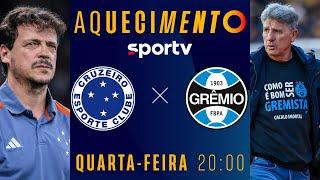 CRUZEIRO X GRÊMIO | AQUECIMENTO AO VIVO E COM IMAGENS | BRASILEIRÃO 2024 | #live | sportv