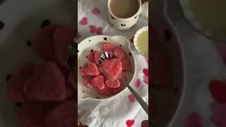 Идея для завтрака на День Святого Валентина ️ #завтрак #идеядлязавтрака #ленивыевареники