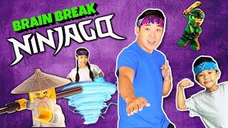  Lego NINJAGO Brain Break for Kids | Funny Workout | GoNoodle Inspired