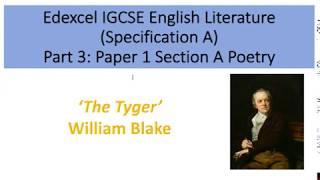 Analysis of 'The Tyger' by William Blake