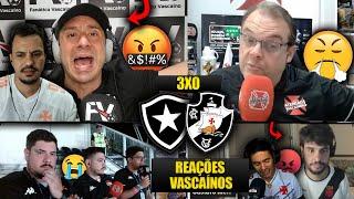 REAÇÕES dos VASCAÍNOS FURIOSOS com a DERROTA no CLÁSSICO - BOTAFOGO 3X0 VASCO [REACT BR 2024]