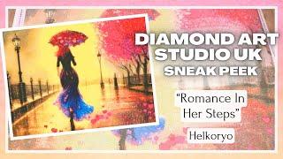 Sneak Peek! "Romance In Her Steps" from Diamond Art Studio UK and Helkoryo  Unboxing