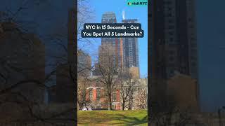 NYC in 15 Seconds: Can You Spot These Famous Places? | NYC Helicopter Tour