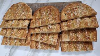 نان بربری خاشخاشی _ persian bread _ barbari