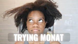 FIXING HEAT DAMAGE WITH MONAT? 4C NATURAL  HAIR JOURNEY WITH MONAT PRODUCTS PART 1