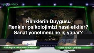 Provideo - Renklerin duygusu - Renkler psikolojimizi nasıl etkiler? Sanat yönetmeni ne iş yapar?