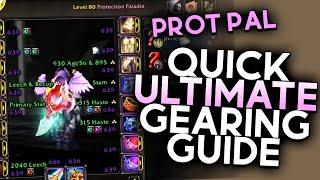 A Quick, Ultimate Gearing Guide for Protection Paladin! (Mythic+)