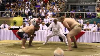 Sumo en los Juegos mundiales Cali 2013