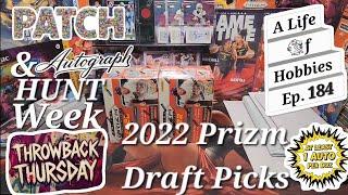 Patch & Auto Week Day 3: 2022 Prizm Draft Picks - Throwback Thursday e184