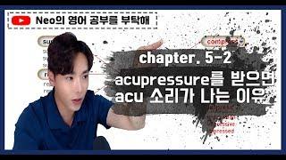 Chapter 5-2. acupressure 를 받으면 acu 소리가 나는 이유