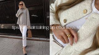 TIPS FOR MAINTAINING AN EFFORTLESS STYLE | NEW JEWELLERY UNBOXING | TIMELESS CHIC CAPSULE WARDROBE