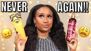 Natural Hair Products I Wont EVER Buy Again | Tangles, Breakage, Overpriced! | Ft. NeliaBedilia