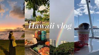 vlog.하와이 Hawaii 여행 | 와이키키.매직아일랜드.알라모아나몰. 거북이스노쿨링 | 키킨케이준.테디스버거.포케바.아사이볼.호놀룰루쿠키