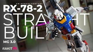 Gundam RX-78-2 MG 3.0 | ASMR Straight Build |  Aesthetic Review