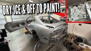 MK4 Supra Restoration Pt. 6 (Dry Ice Sound Deadner Removal & last pieces before paint)