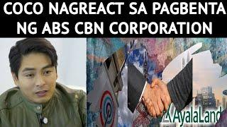 COCO MARTIN NAGREACT SA PAGBENTA NG ABS CBN CORPORATION