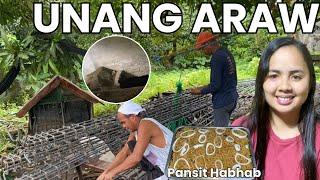 SIMULA NA ANG HOUSE RENOVATION| UNANG ARAW NG PAGTATRABAHO | NAGLUTO NG PANSIT HABHAB |vlog#695