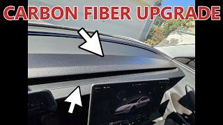 Carbon Fiber Dash for Highland Model 3 and Performance Model 3