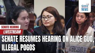 LIVE: Senate resumes hearing on Alice Guo, illegal POGOs (Sept. 24, 2024) - Replay