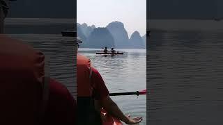 Vietnam Tour, Kayaking Moment at Ha Long Bay