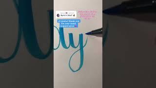 writing names in calligraphy pt. 179! #ayva #shorts
