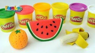 Play doh fruits العاب صلصال طين اصطناعي