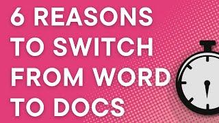 6 reasons to switch from Microsoft Word to Google Docs (2024)