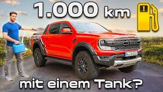 Über 30 Liter? So viel verbraucht der Ford Ranger Raptor wirklich!