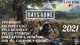 Days Gone How To Fix Stuttering | How to Fix Lag | Increase Performance 2021 - *NEW*