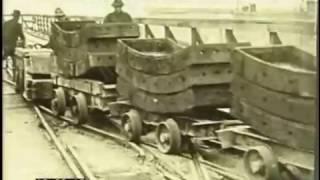 Building The Brooklyn Bridge New York, 1920s - Film 33827